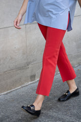 High Sport Geo Kick Pant in Red
