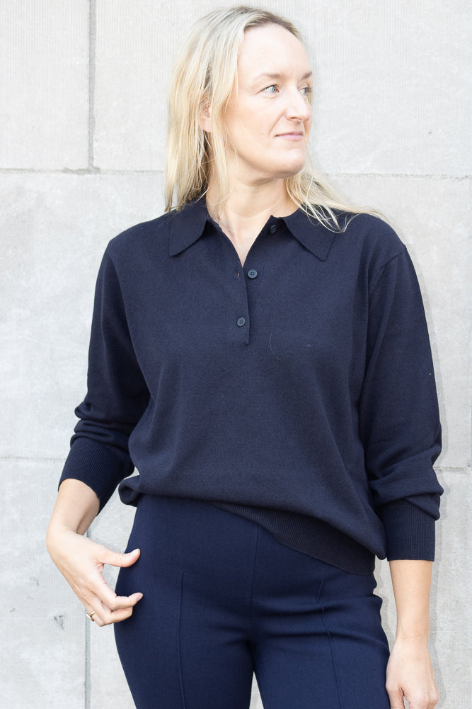 High Sport Sid Polo in Navy