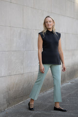 High Sport Geo Kick Pant in Sage