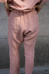 Cosmic Wonder Flower of Life Pant in Rose Crystal