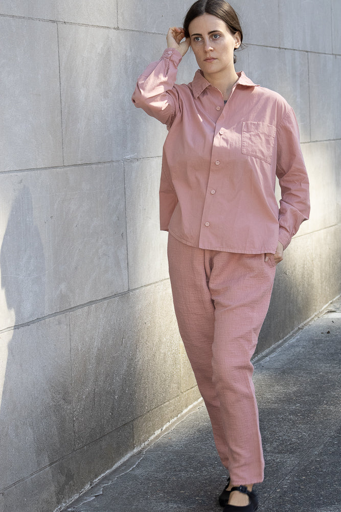 Cosmic Wonder Flower of Life Pant in Rose Crystal