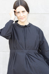 Cosmic Wonder Frilled Dress in Black