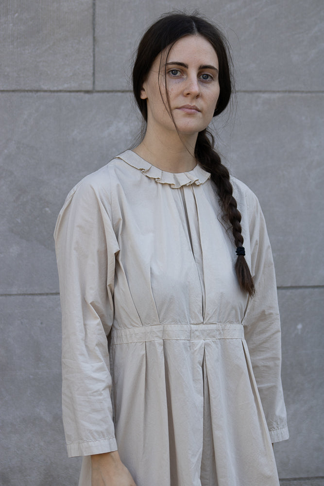 Cosmic Wonder Frilled Dress in Citron Ash