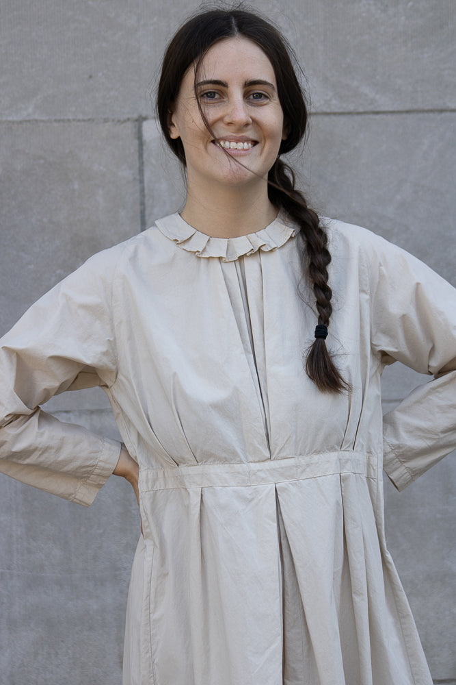 Cosmic Wonder Frilled Dress in Citron Ash