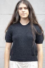 &Daughter Wicklow T-Shirt in Charcoal