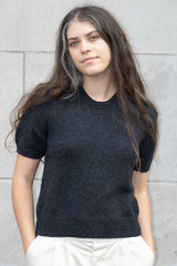 &Daughter Wicklow T-Shirt in Charcoal