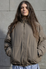 Véritécoeur Padded Blouson in Brown