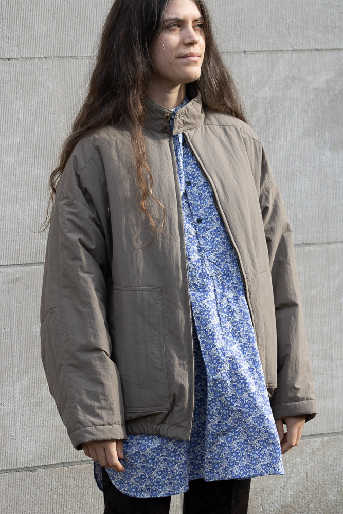 Véritécoeur Padded Blouson in Brown