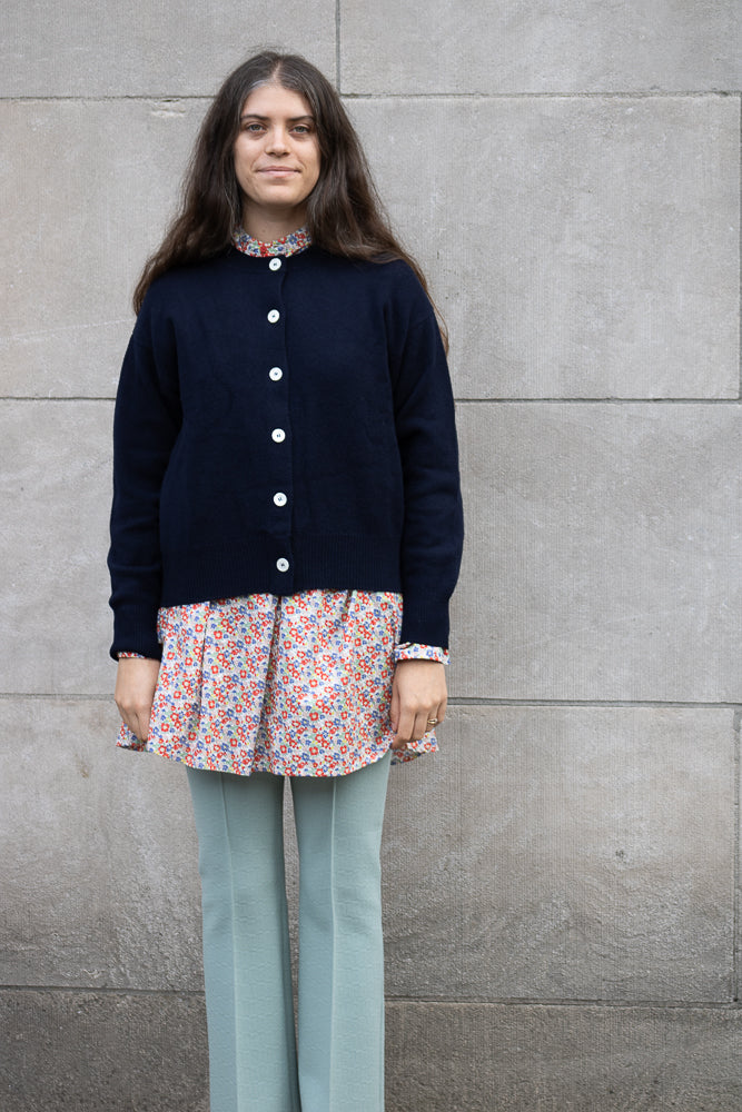 &Daughter Ada Cardigan in Navy