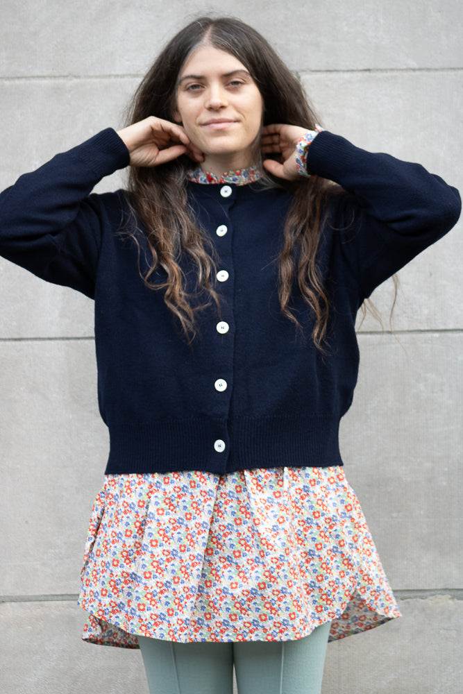 &Daughter Ada Cardigan in Navy