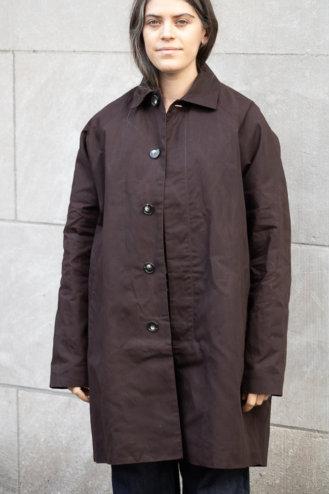 Véritécoeur Waxed Coat in Brown
