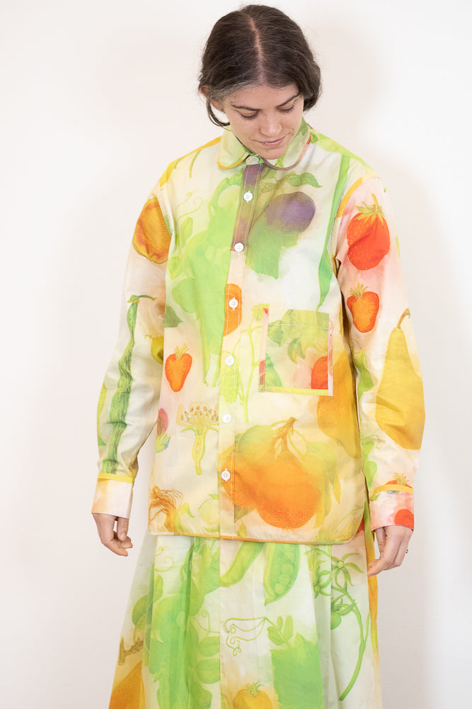 Dudley Coppice Shirt in Garden Print