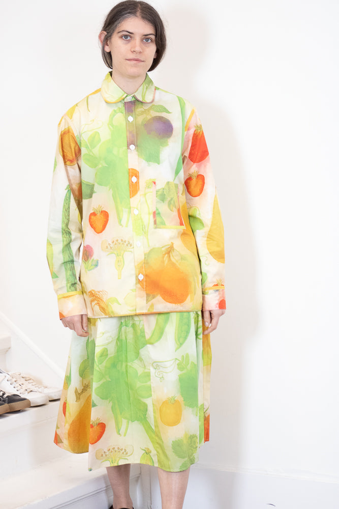 Dudley Coppice Skirt in Garden Print