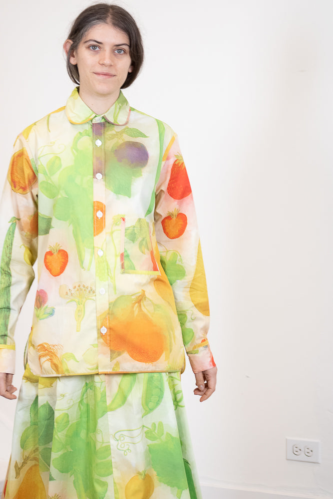 Dudley Coppice Shirt in Garden Print