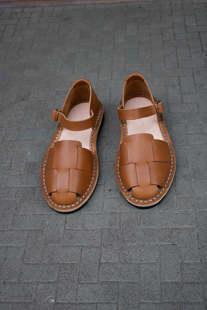 Steve Mono Summer Sandal in Tobacco