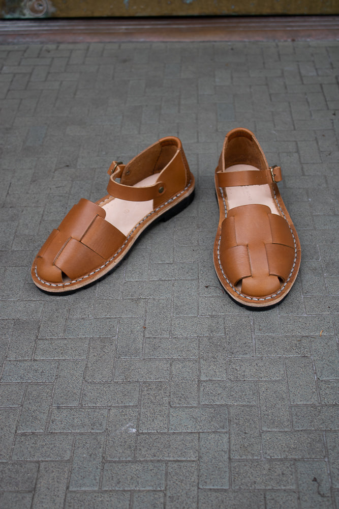 Steve Mono Summer Sandal in Tobacco