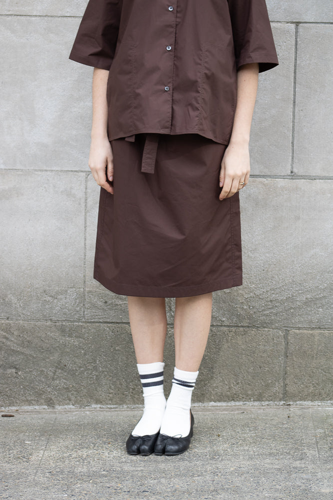 Sofie D'Hoore Spot Skirt in Cacao