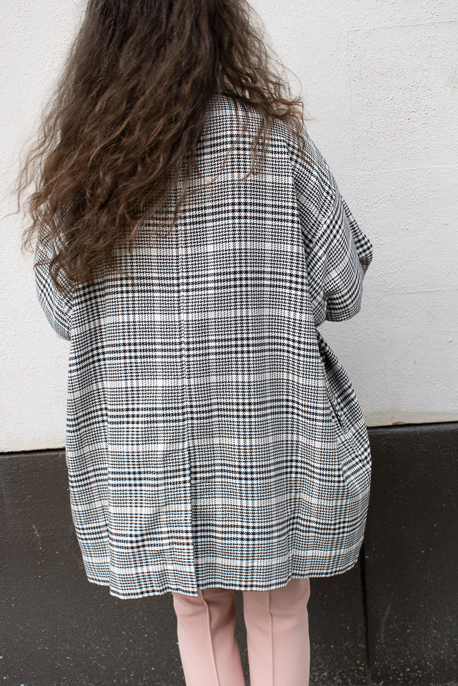 Véritécoeur Coat in Glen Check