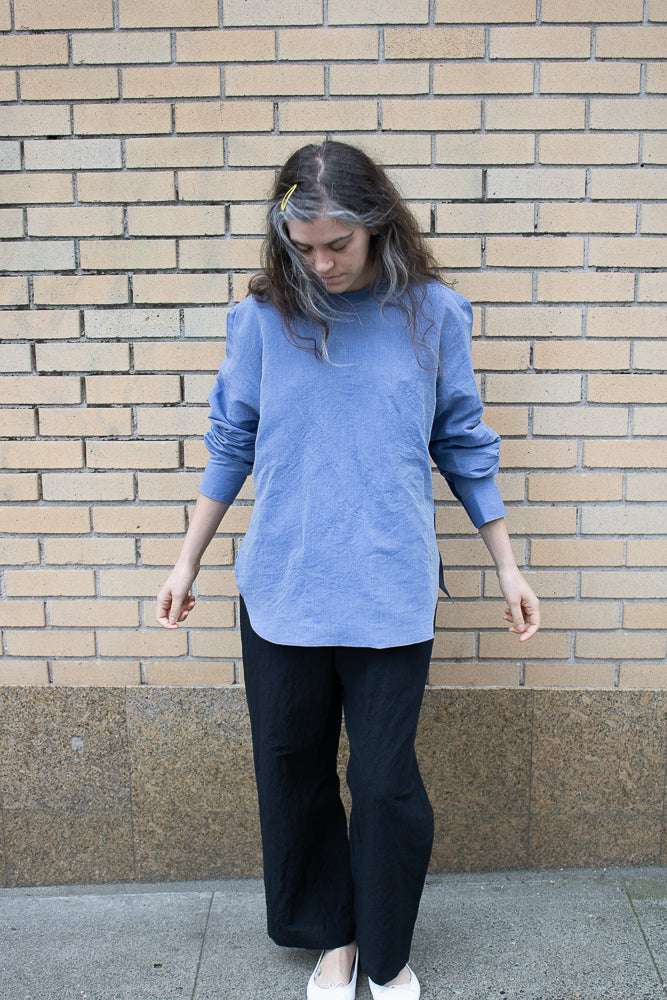 Sofie D'Hoore Barel Top in Blue Jeans