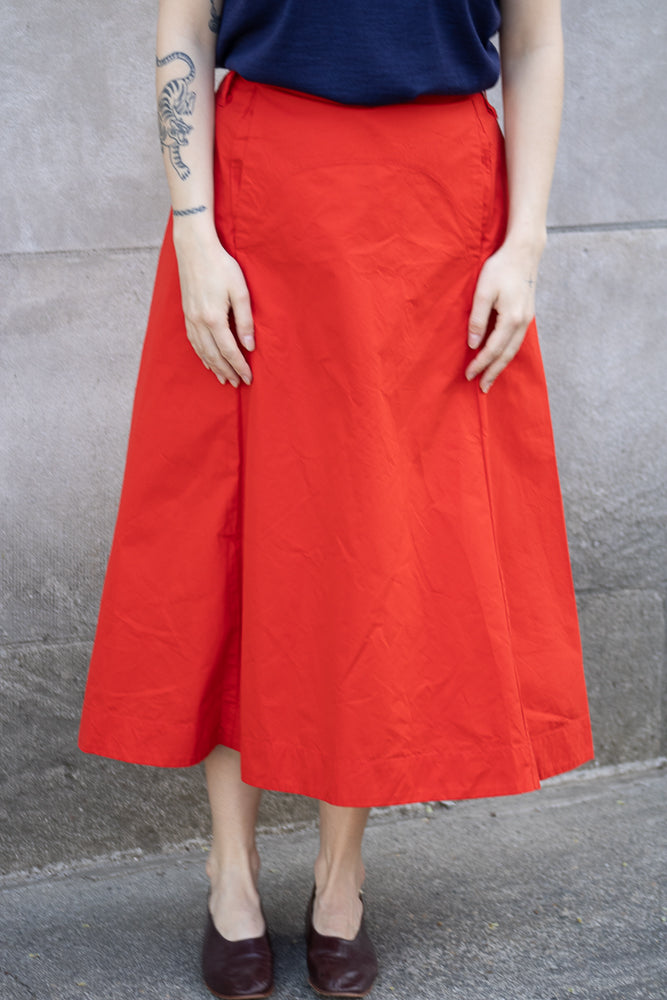 Casey Casey A-Line Skirt in Flame