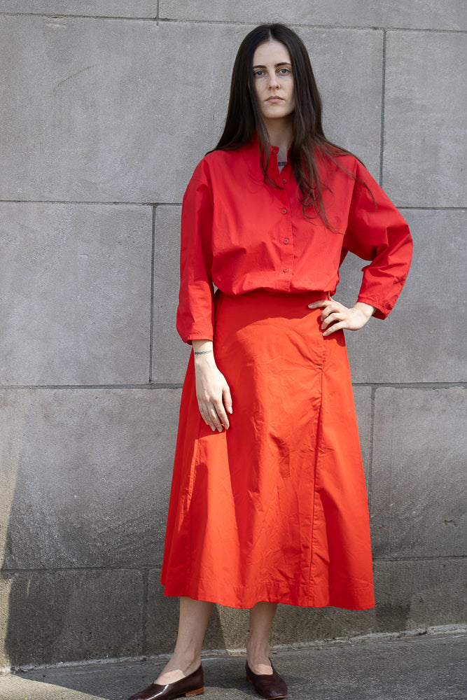 Casey Casey A-Line Skirt in Flame