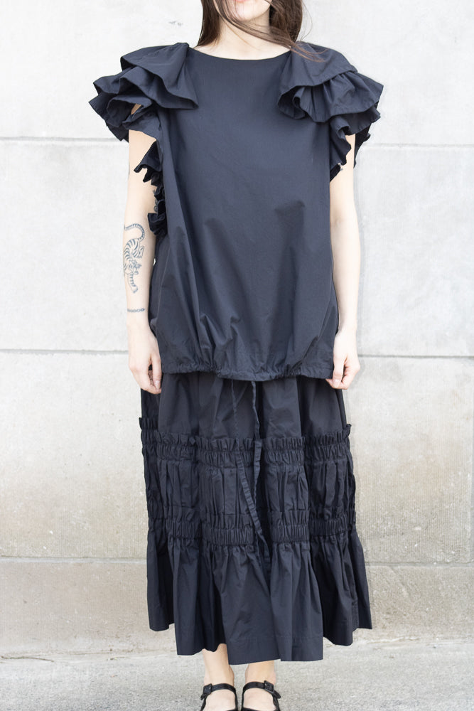 Casey Casey FrouFrou Top in Black