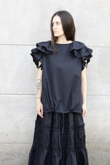 Casey Casey FrouFrou Top in Black