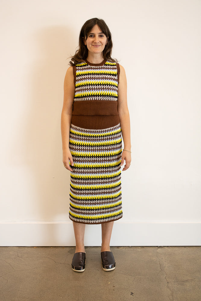 Mozhdeh Matin Chunky Skirt
