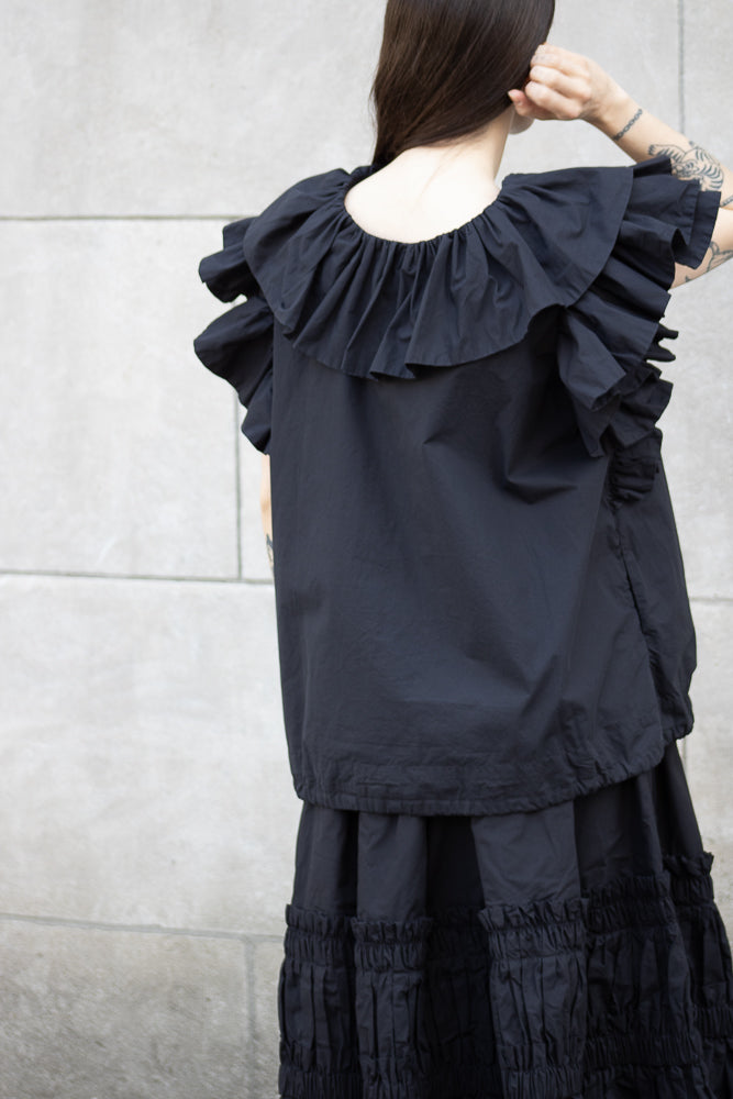 Casey Casey FrouFrou Top in Black