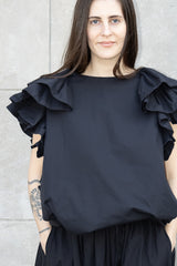 Casey Casey FrouFrou Top in Black