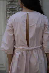 Cosmic Wonder Farmer Dress in Pink Qaurtz