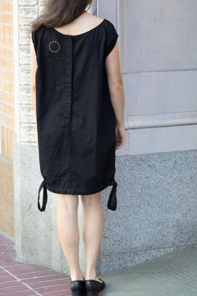 Cosmic Wonder Upside Down Dress in Black
