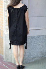 Cosmic Wonder Upside Down Dress in Black