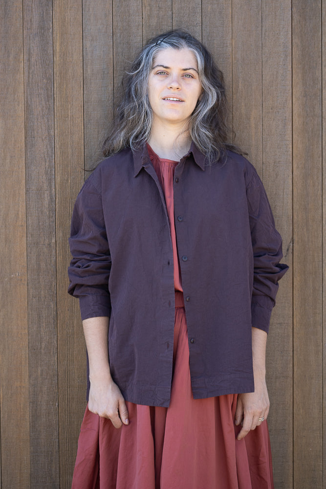 Casey Casey Biggy Shirt in Ebony