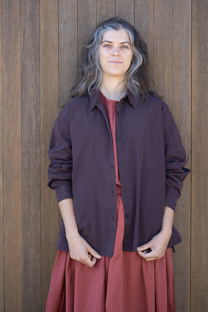 Casey Casey Biggy Shirt in Ebony