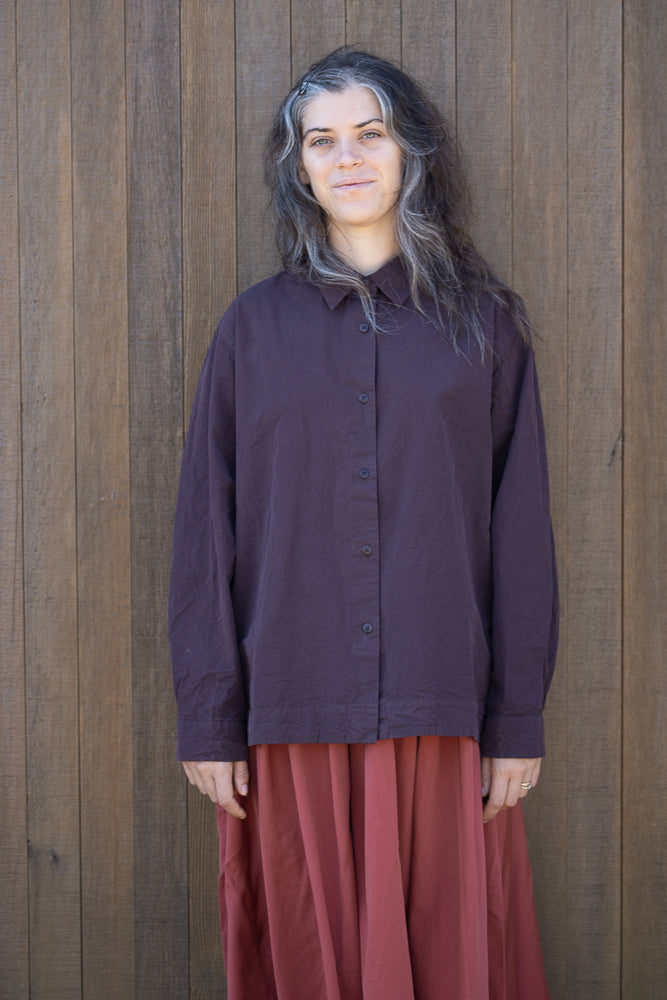 Casey Casey Biggy Shirt in Ebony