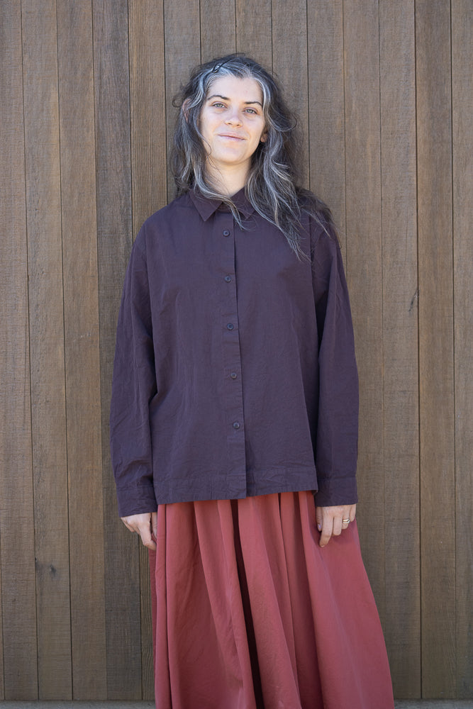Casey Casey Biggy Shirt in Ebony