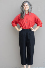 Fabiana Pigna Segun Shirt in Crimson