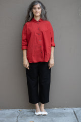 Fabiana Pigna Segun Shirt in Crimson