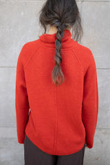 Casey Casey High Neck Jumper in Sangerine