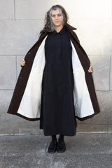 Casey Casey Big Blobby Coat in Brown Pin Check