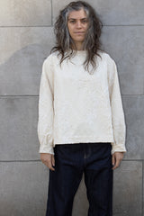 Casey Casey Biggy Top in Jacquard Natural
