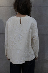 Casey Casey Biggy Top in Jacquard Natural