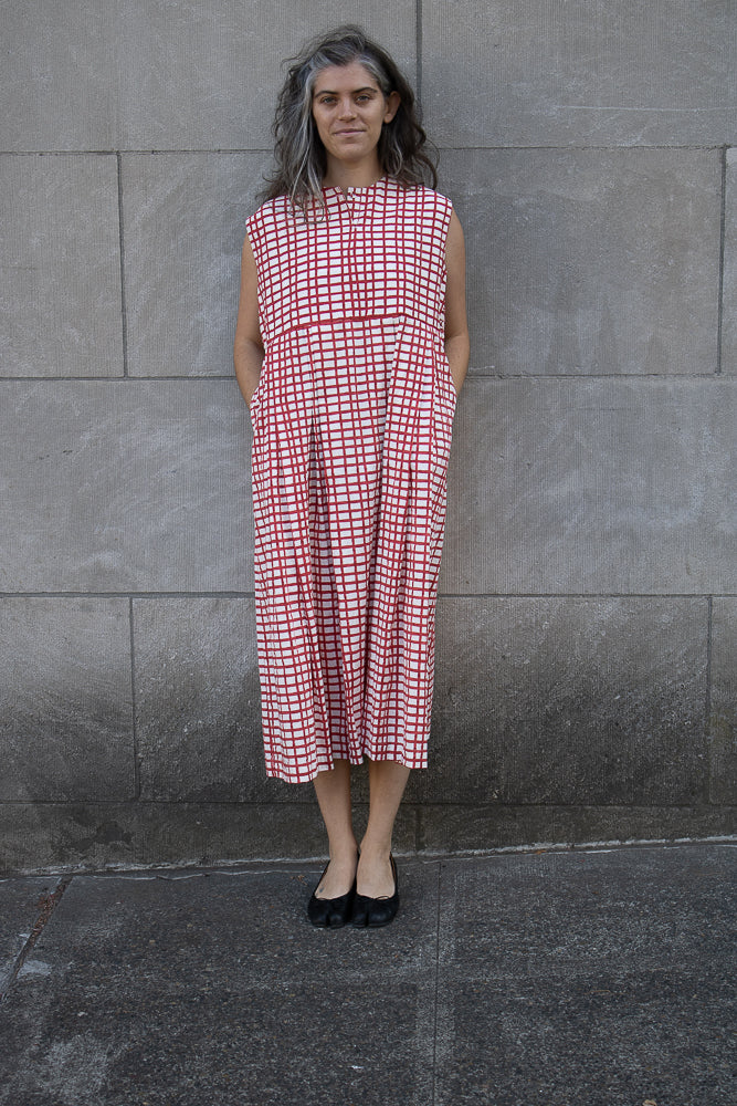 Véritécoeur Red Check Dress