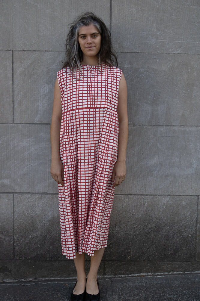 Véritécoeur Red Check Dress