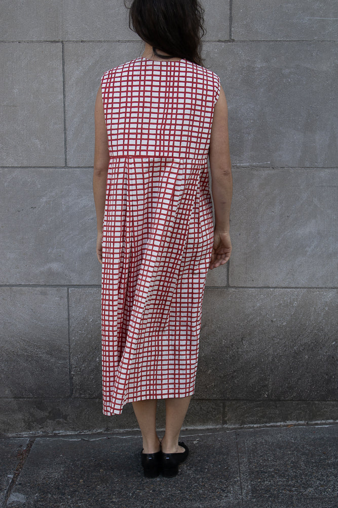 Véritécoeur Red Check Dress