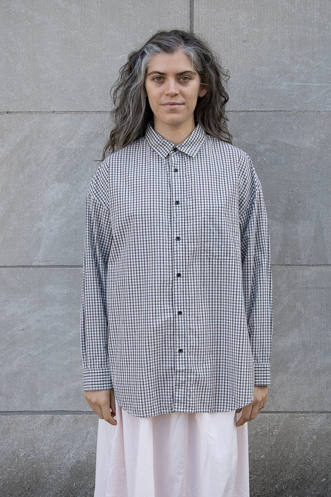 Véritécoeur Black Check Shirt