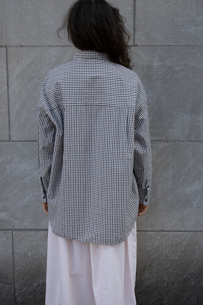 Véritécoeur Black Check Shirt