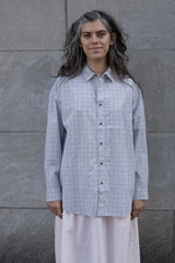 Véritécoeur Blue Check Shirt