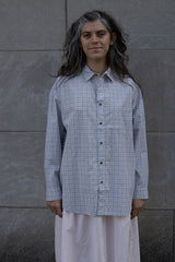 Véritécoeur Blue Check Shirt